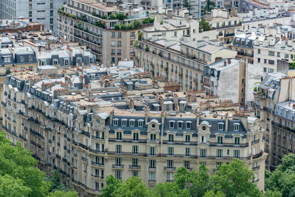 Toits parisiens haussmanniens — image stock Pexels